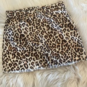 Girls Leopard Skirt